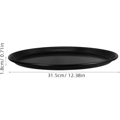 Bandeja de pizza de alumínio de 30 cm (12 polegadas) para micro-ondas e forno. 1