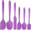 Set di 6 spatole in silicone resistenti al calore 1
