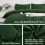 Parure de lit Queen vert foncé – Microfibre douce lavée 2