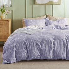 Ensemble de housse de couette Queen avec 8 attaches et 2 taies d'oreiller