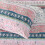 Σετ παπλωμάτων Boho Queen – Floral Stripe, Μικροΐνες, 3 τεμάχια 4