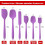 Set di 6 spatole in silicone resistenti al calore 2