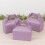 25Lavender Κουτιά Δώρου Tote Λιχουδιές για πάρτι Θήκες για μπομπονιέρες Γάμου 5