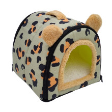 Guinea Pig Bed Cozy Pet Nest Hamster Nest Bed for Small Winter Warm Fully Enclosed Cave Bed for Guinea Pigs Hedgehogs Squirrels Rats Chinchillas Cage