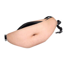 Hipster Bauchtasche mit versteckter Tasche, 1er-Set