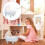 Festgaver Kurv Babyshower Dekorationer Vogn - blå 8