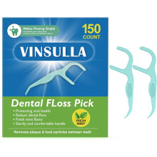 Επαγγελματικά καθαρά οδοντικά νήματα Extra Strong Flosser Pick, Φρέσκια μέντα, 150 τεμάχια