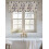 Paisley Floral Valance 60x18in, Θήκη για ράβδους για κουζίνα, υπνοδωμάτιο, μπάνιο – Αφηρημένη 6