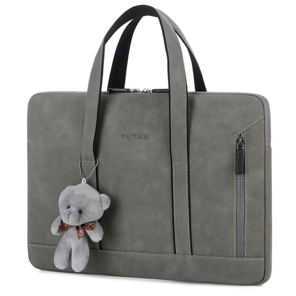 15.6In Portable Laptop Sleeve For Case Lady Fashion Pu Briefcase Computer Liner 9149926145844