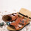 Men's Genuine Leather Classic Open Toe Sandals 2