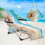 Boho-Strandstuhlbezug aus Mikrofaser mit Seitentaschen 4
