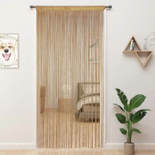 Beaded Curtain Beaded Curtains for Doorways Crystals Suitable for Interior Decoration and Partitions Hippy Closet Curtains (Ecru, 39"x110")