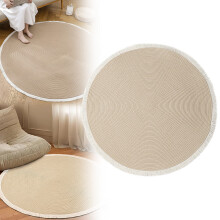 Tapis en corde de coton tressée, antidérapant, doux et élégant pour la maison