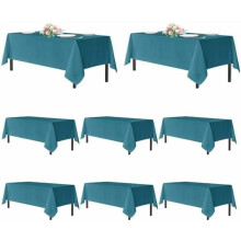 Rektangulære polyesterduge 60x120 tommer, 8-pak