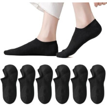 Dikke onzichtbare sokken voor dames, sportieve enkelsokken, gedempt, laag model, antislip hardloopsokken, 3/6 paar