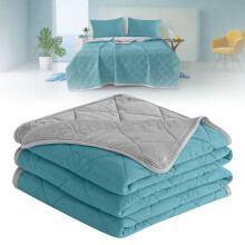 Morbida e fresca coperta estiva, leggera e traspirante, delicata sulla pelle, ideale per chi soffre il caldo durante il sonno. Colore tinta unita,