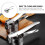 Simple Fruit Juicer Orange Squeezer Hand Press Cold Stainless Silver 8
