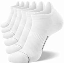 6-pack herrfotledsstrumpor med låg skuren vaddering, sportstrumpor 7-9/9-12/12-15