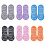 EASTIN6Pairs Αντιολισθητικές Κάλτσες για Γυναικείες Παντόφλες με Λαβές για Γιόγκα, 1