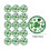 Service de vaisselle jetable verte pour la Saint-Patrick (16 pièces) 3