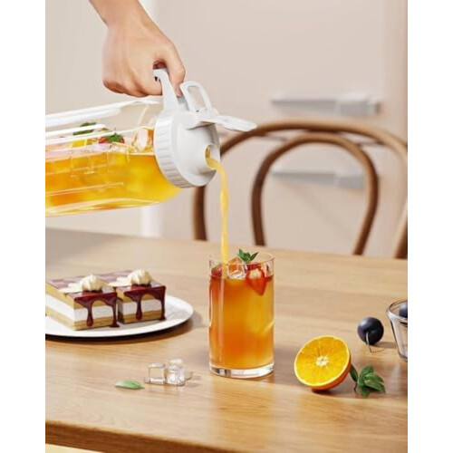 64oz glaskande med lufttæt låg og tud 1