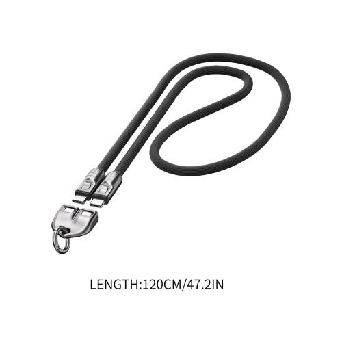 Καλώδιο φόρτισης USB C σε USB C, γρήγορη φόρτιση 240W με φορετό βραχιόλι, μεταφορά 2