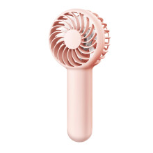 Mini Portable Handheld Fan, 3-Speed, USB Rechargeable, Battery Operated – Compatible with Makeup/Eyelash Use, Camping, Beach, Travel – Black