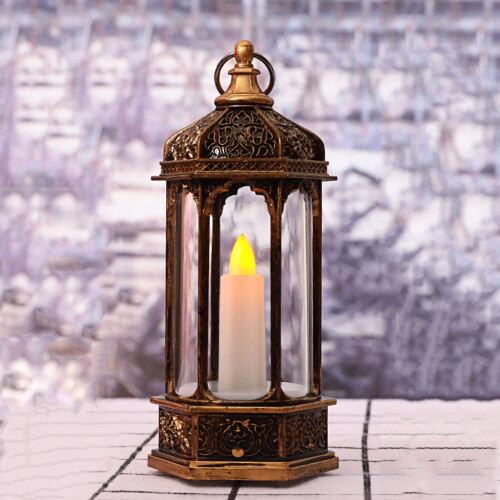 Lanterna a vento Six Corners Lighting Vintage Christmas LED Candle Lantern 2