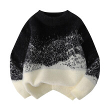 Rundhalspullover für Jungen und Mädchen, Langarm-Strickoberteil für Herbst und Winter, lässiges, bequemes Basic-Shirt, 3-13 Jahre