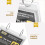 Transparent PVC tabletop menu holder1piece 3