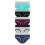 Εσώρουχα Hiphuggers για γυναίκες στο Hip5PC Patchwork Σλιπ Ελαστικά Μαλακά Σλιπ με Χρώμα σε 4