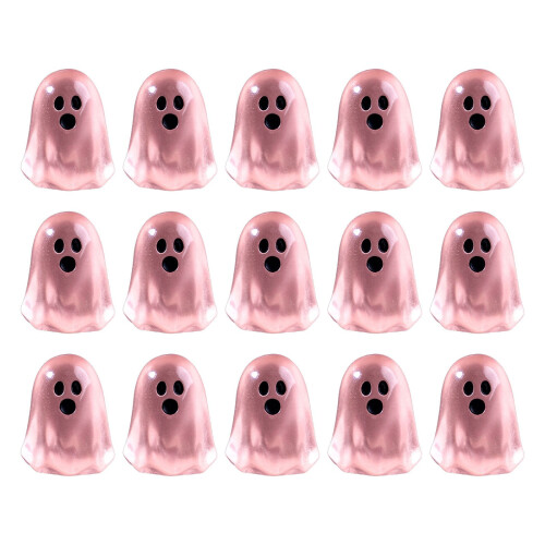Halloween-hartsprydnader som lyser i mörkret, set med 15
