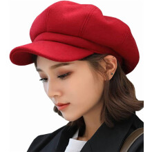 Krantenverkoperhoeden voor dames, Dameskrantenverkoperhoed Truckerhoed Baret Krantenverkoperpetten Retro Fashion Winterhoeden voor dames