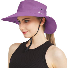 Sonnenhüte für Damen und Herren, 7,6 cm breite Krempe, UPF 50+, Angel- und Strandhüte