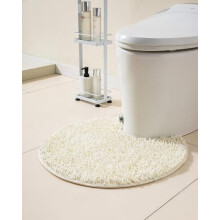 Tapis de toilette en chenille en forme de U, 61 cm (24 pouces)