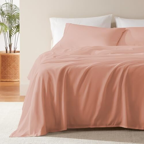 Σετ σεντόνια Nanotex Super Soft Cooling Queen (4 τεμάχια), χωρίς ζάρες, ανθεκτικά στο ξεθώριασμα,