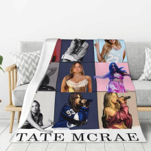 Couverture en flanelle Tates Music McRae, couverture de sieste, couvertures pour climatisation, couvertures pour canapé, lit et bureau, douce et