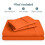 Microvezel lakenset met extra kussensloop, Twin XL oranje 7