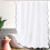 Lilla, kamslet bruseforhæng 72x72 tommer polyester 2