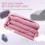 Full Size Pink Quilted Comforter Set with 2 Pillow Shams - 7