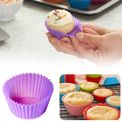 Silicone Cupcake Liners Non-Stick 2 Pcs 2