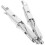 WORGEOUS2 τεμάχια άγκυρα εδάφους θερμοκηπίου 18.00X14.00X1.10CM ασημί 5