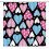 Boho Hjärtformad Duschdraperi 70x70 tum Polyester 1