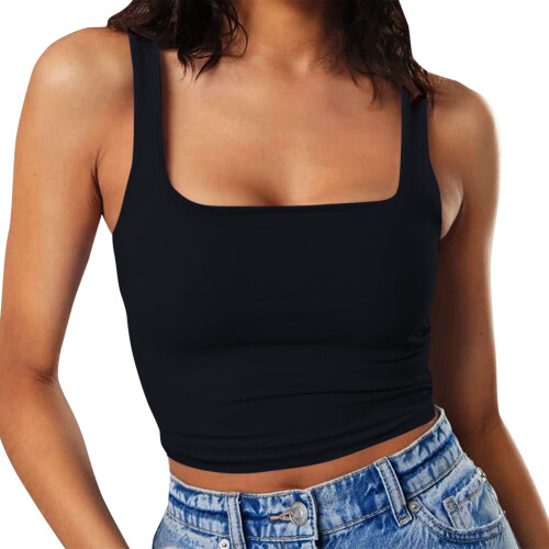 Γυναικεία Streetwear Μπλούζα με Τιράντες, Αμάνικο Φανελάκι με Σχέδιο Καρδιάς και