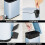 Metal Step Trash Can 10L Matte Light Blue 4