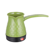 Cafetière électrique, bouilloire, cafetière turque pour camping, cuisine et café (vert)
