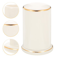 Porte-cure-dents en céramique avec couvercle, 7,5 cm
