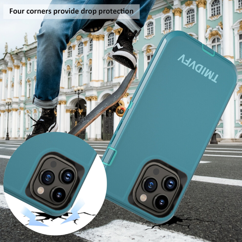 Iphone 14 Pro Max Case Rugged Shockproof With Belt Clip And 9329345576379