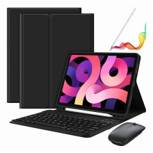 Husă tip creion cu tastatură și mouse compatibilă cu iPad Pro11, Air5/4, 10.9'' - Protecție elegantă și funcțională