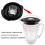 Glass Blender Lid Cover for Os-Ter Pro 6-Cup 5